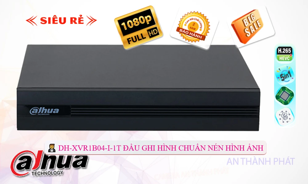 Đầu Ghi Dahua Giá rẻ DH-XVR1B04-I-1T