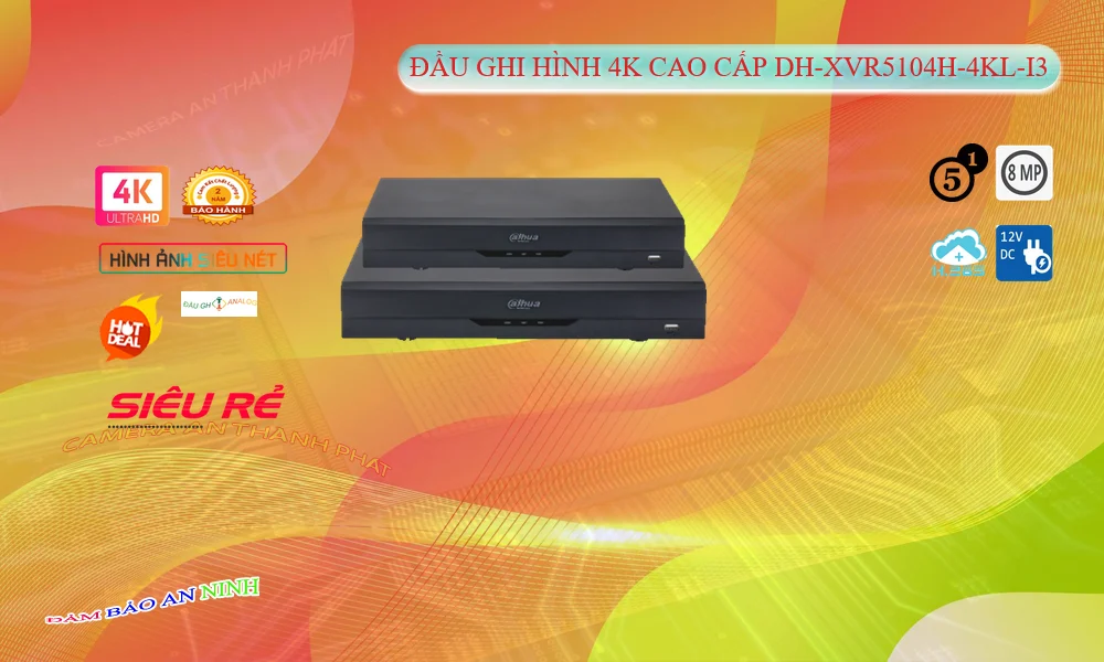 ➠ DH-XVR5104H-4KL-I3 sắc nét Dahua ➠ DH-XVR5104H-4KL-I3 sắc nét Dahua