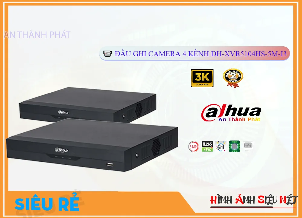 Đầu Ghi Hình 4 Kênh Dahua DH-XVR5104HS-5M-I3,DH-XVR5104HS-5M-I3 Tốt nhất,thông số DH-XVR5104HS-5M-I3,DH-XVR5104HS-5M-I3 Chất lượng nhất,DH-XVR5104HS-5M-I3 giá kỹ thuật,DH-XVR5104HS-5M-I3 Tiết kiệm,DH-XVR5104HS-5M-I3 mới,bán DH-XVR5104HS-5M-I3