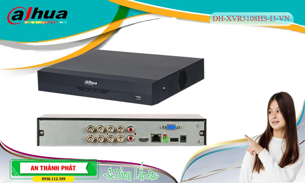 DH-XVR5108HS-I3-VN Hình Ảnh Đẹp Dahua ✪ DH-XVR5108HS-I3-VN Hình Ảnh Đẹp Dahua ✪