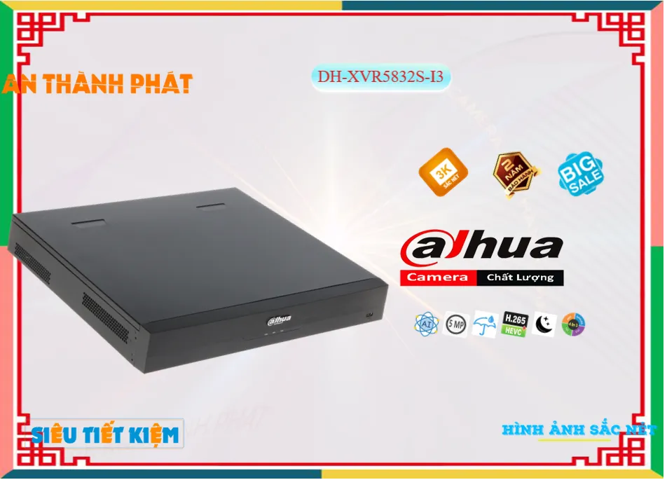 Đầu Ghi Hình Dahua DH-XVR5832S-I3,giá kỹ thuật DH-XVR5832S-I3 HD ,Nhà Phân Phối DH-XVR5832S-I3,DH-XVR5832S-I3 Bán Lỗ,DH-XVR5832S-I3 bán chạy nhất,công nghê DH-XVR5832S-I3,DH-XVR5832S-I3 Giá rẻ nhất,thông số DH-XVR5832S-I3,DH-XVR5832S-I3 Giá rẻ nhất,DH-XVR5832S-I3 Giá Khuyến Mãi,DH-XVR5832S-I3 Đang giảm giá,DH-XVR5832S-I3 bán uy tín,sale DH-XVR5832S-I3