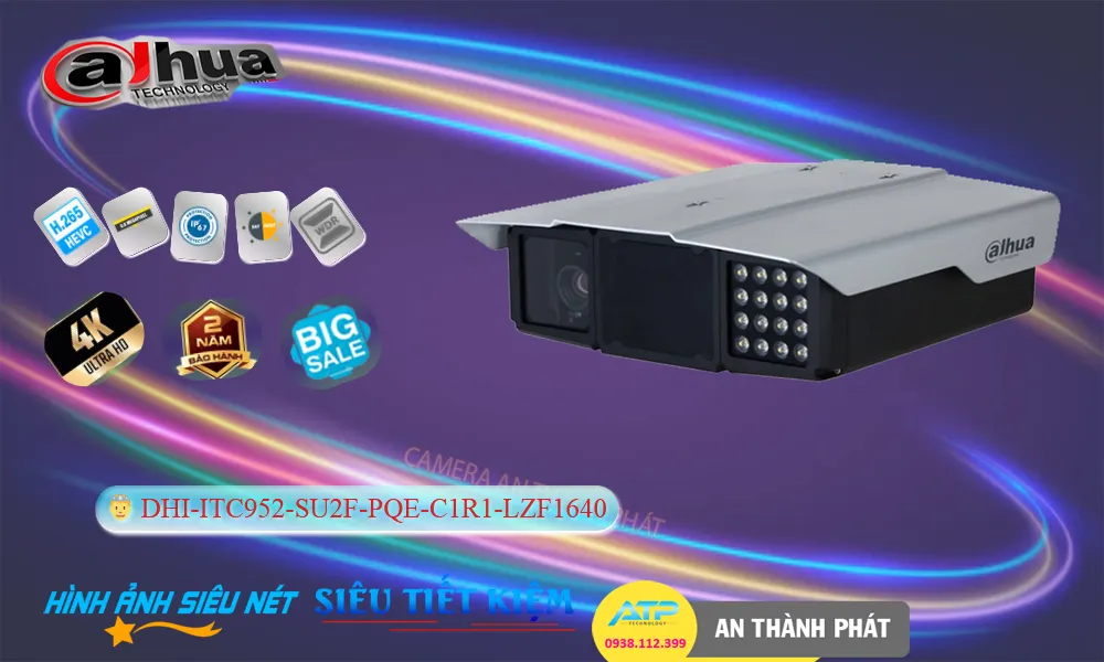 DHI-ITC952-SU2F-PQE-C1R1-LZF1640 Camera Dahua Chức Năng Cao Cấp