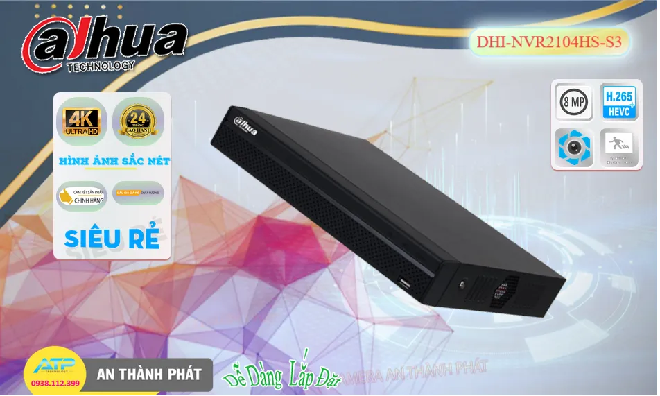 DHI-NVR2104HS-S3Thiết Bị Ghi Hình Chất Lượng Dahua