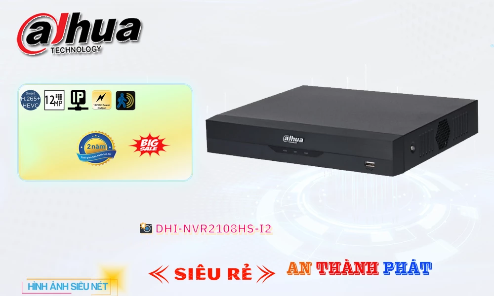 Đầu Ghi Camera DHI-NVR2108HS-I2 Dahua Chất Lượng Đầu Ghi Camera DHI-NVR2108HS-I2 Dahua Chất Lượng