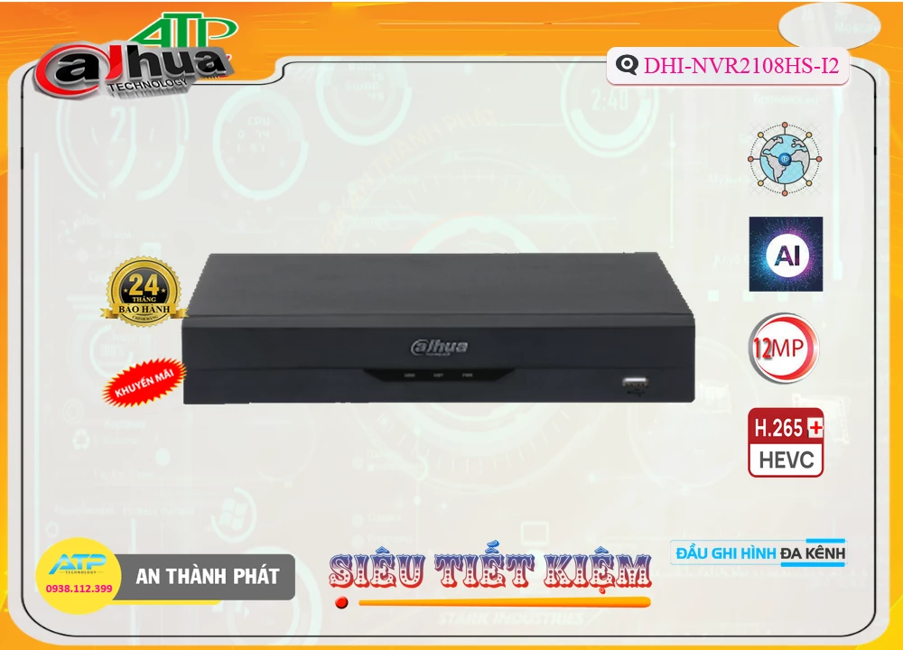 Đầu Ghi Camera DHI-NVR2108HS-I2 Dahua Chất Lượng Đầu Ghi Camera DHI-NVR2108HS-I2 Dahua Chất Lượng