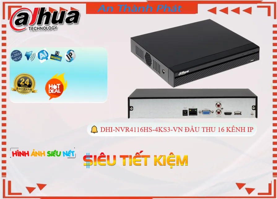 Dahua DHI-NVR4116HS-4KS3-VN Giá tốt Dahua DHI-NVR4116HS-4KS3-VN Giá tốt