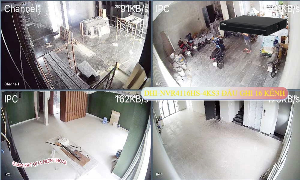 DHI-NVR4116HS-4KS3 Đầu ghi Camera Dahua Chức Năng Cao Cấp
