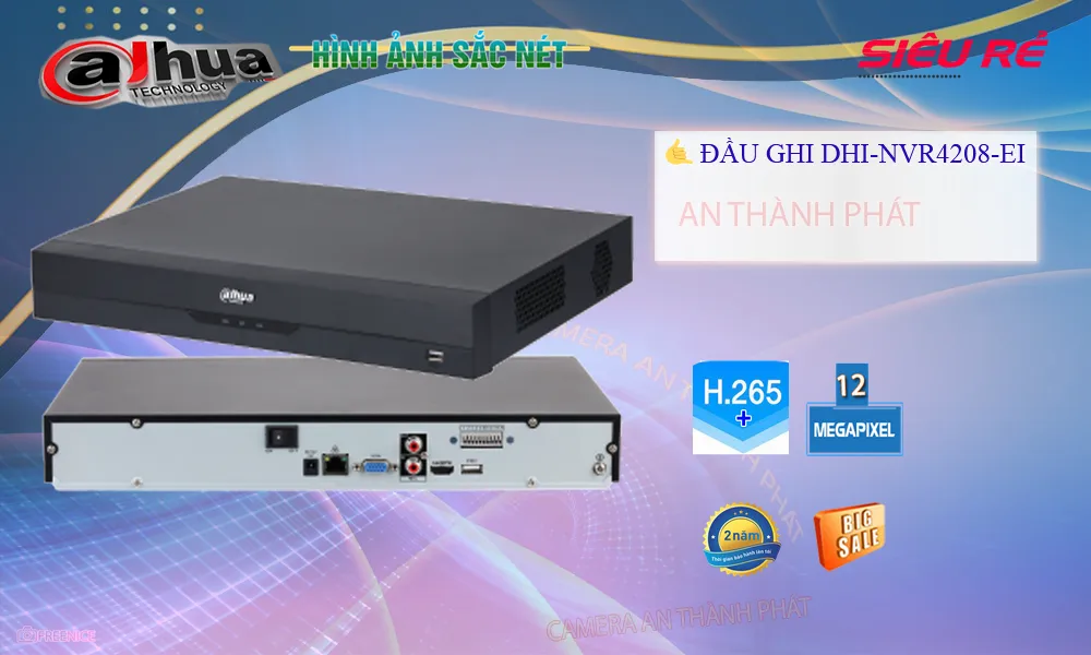 DHI-NVR4208-EI Sắc Nét Dahua