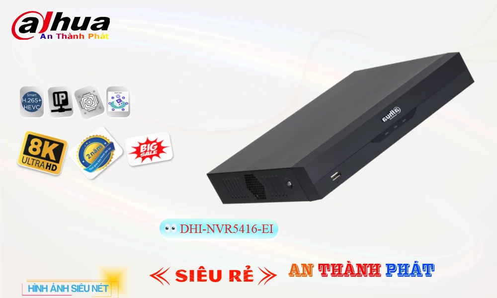 DHI-NVR5416-EI Đầu ghi Camera Dahua Giá rẻ DHI-NVR5416-EI Đầu ghi Camera Dahua Giá rẻ