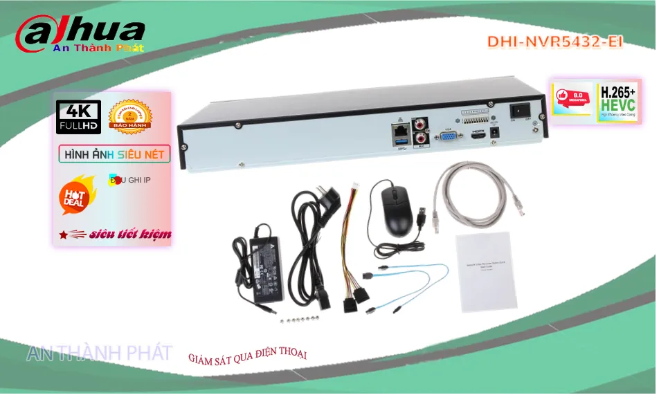 ✔️ Đầu Thu KTS Dahua DHI-NVR5432-EI Giá rẻ ✔️ Đầu Thu KTS Dahua DHI-NVR5432-EI Giá rẻ