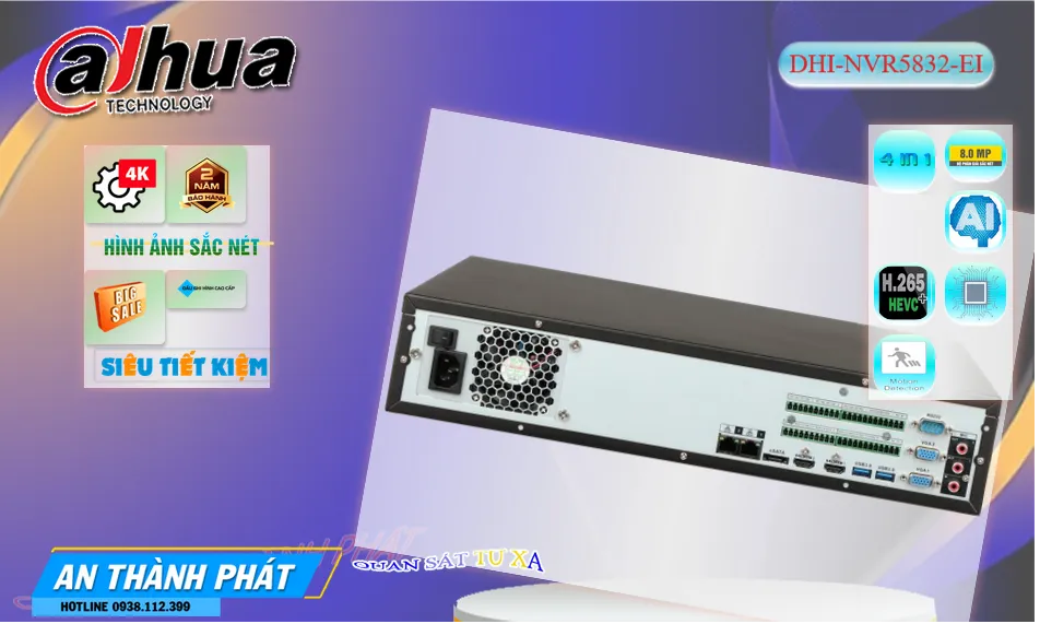 Đầu Ghi Dahua DHI-NVR5832-EI