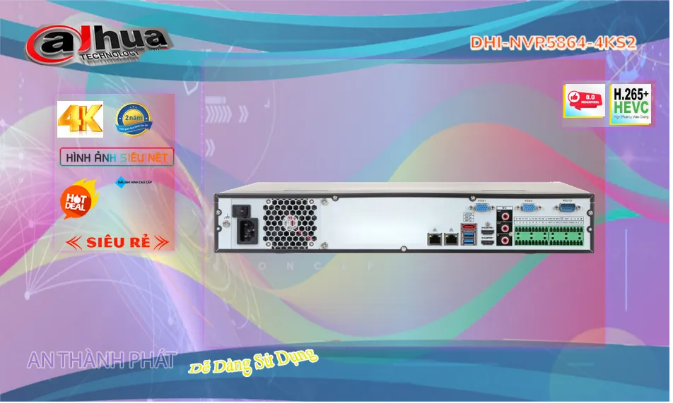 Đầu Ghi DHI-NVR5864-4KS2