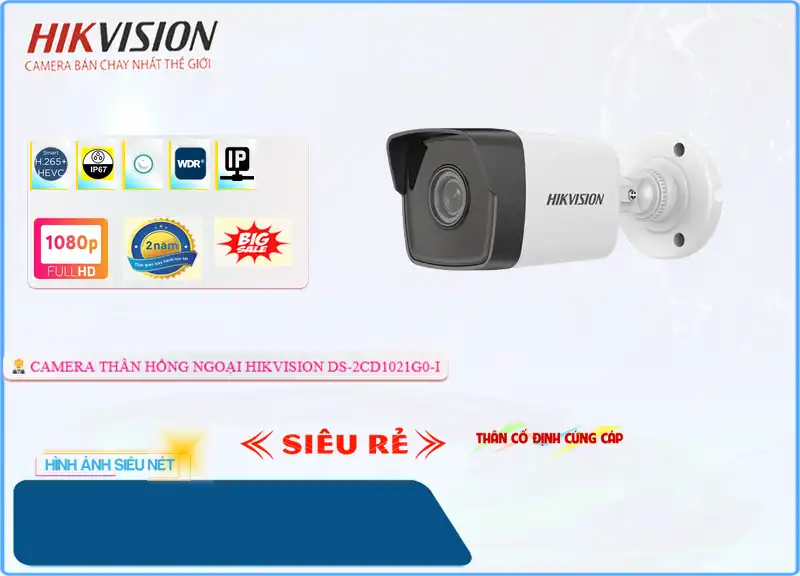 DS-2CD1021G0-I Camera Hikvision Công Nghệ Mới