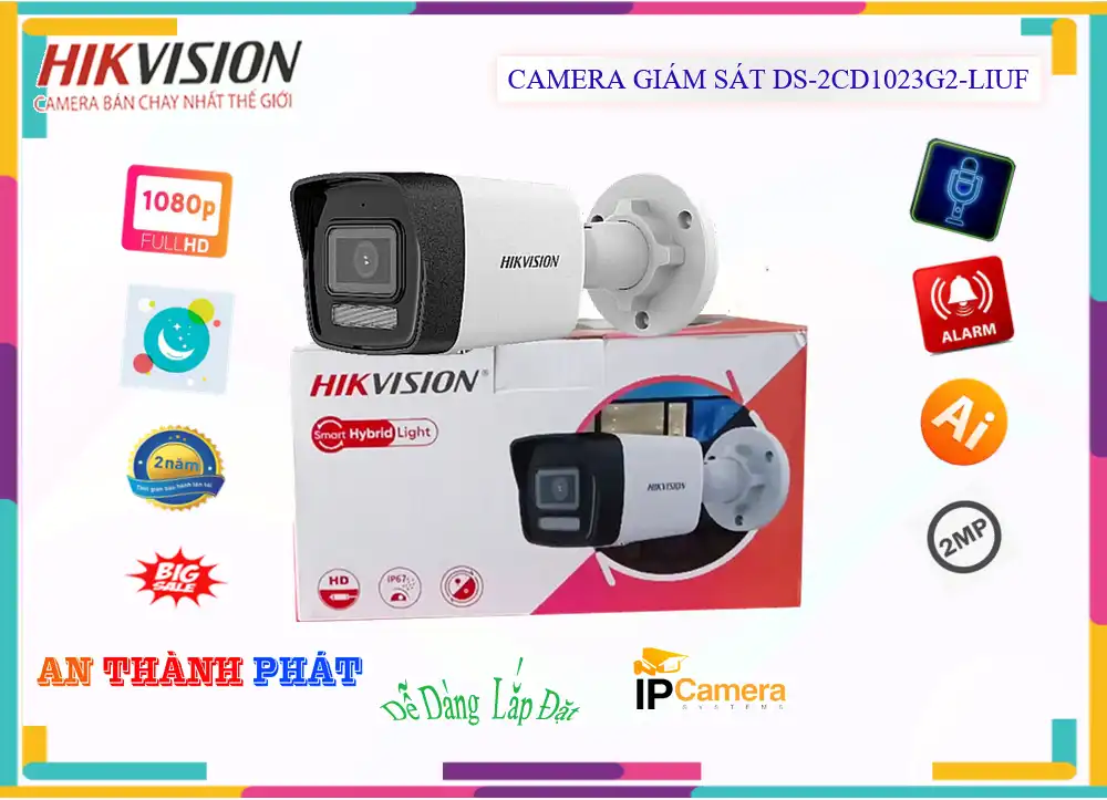 Hikvision DS-2CD1023G2-LIUF Hình Ảnh Đẹp ✓ Hikvision DS-2CD1023G2-LIUF Hình Ảnh Đẹp ✓