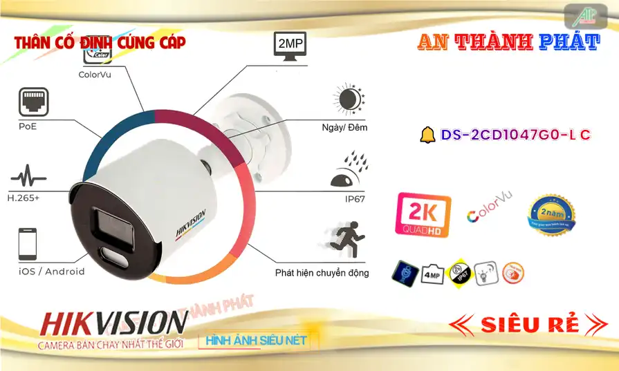 DS-2CD1047G0-LC Hình Ảnh Đẹp Hikvision