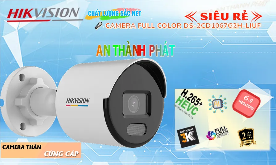 DS-2CD1067G2H-LIUF sắc nét Hikvision DS-2CD1067G2H-LIUF sắc nét Hikvision