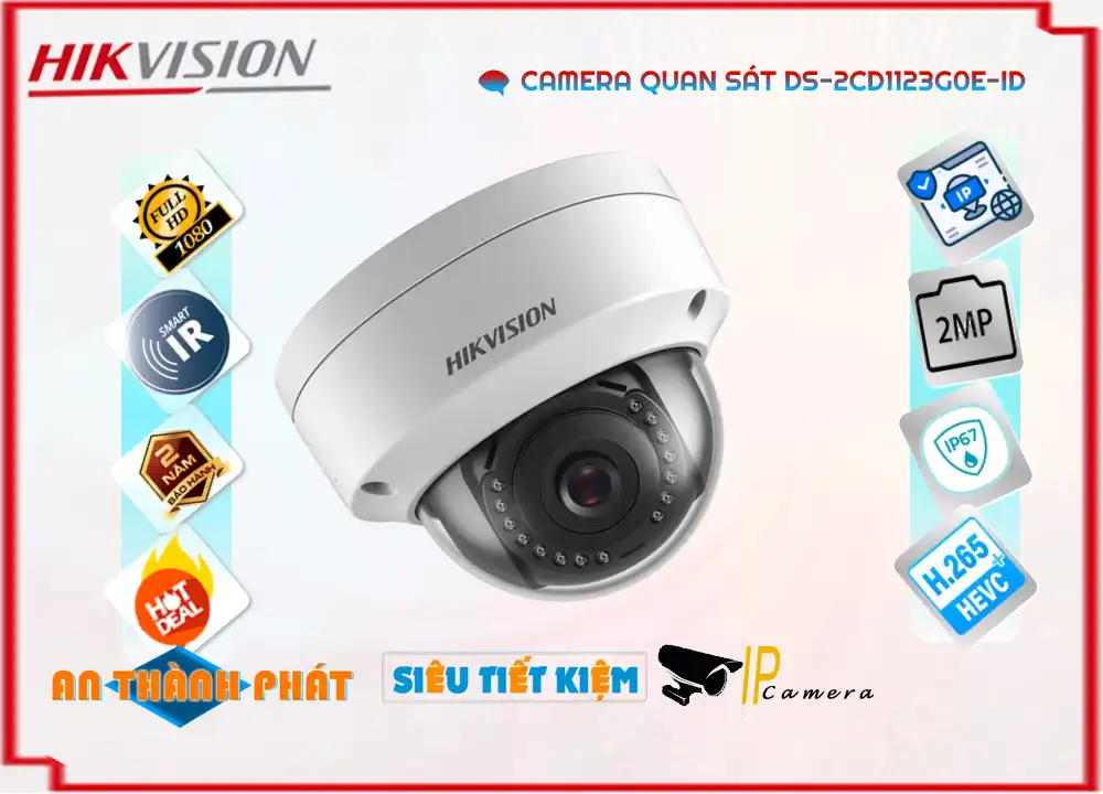 Camera DS-2CD1123G0E-ID Hikvision