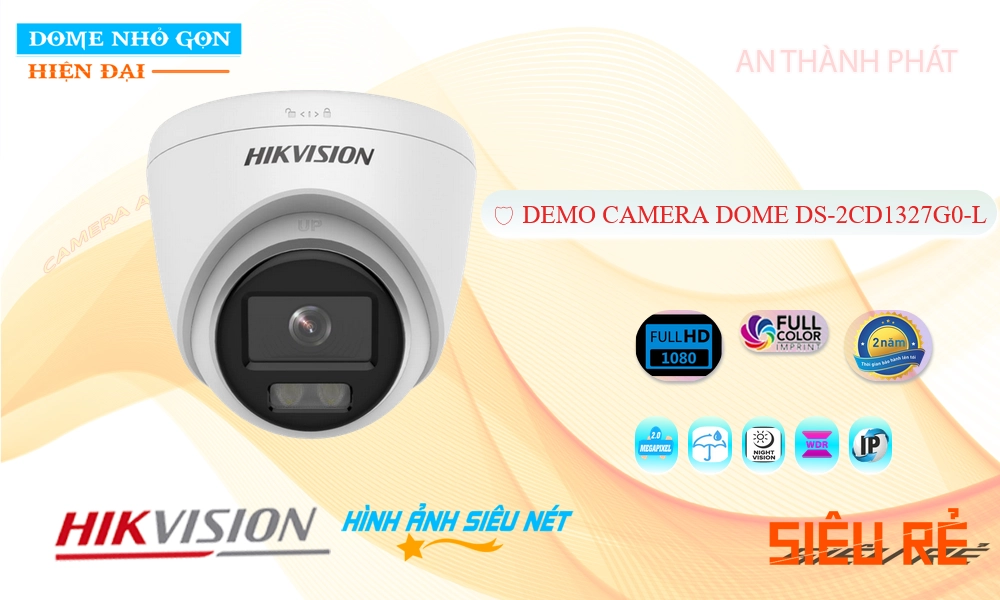 Camera An Ninh Hikvision DS-2CD1327G0-L Giá rẻ Camera An Ninh Hikvision DS-2CD1327G0-L Giá rẻ