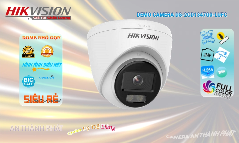 DS-2CD1327G0-LU Camera Hikvision Giá tốt