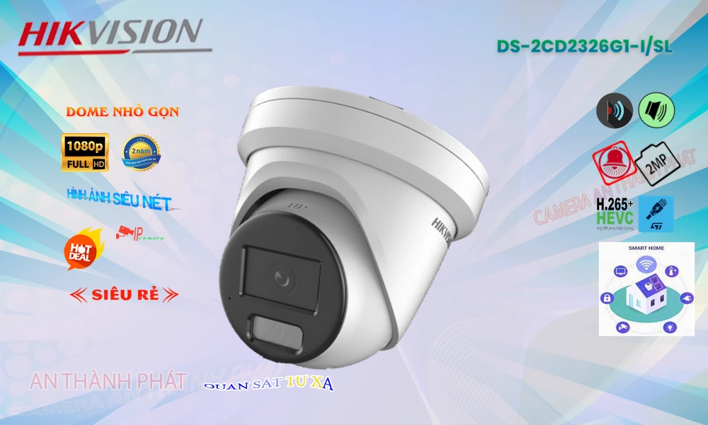 🌟👌 Camera DS-2CD2326G1-I/SL Hikvision