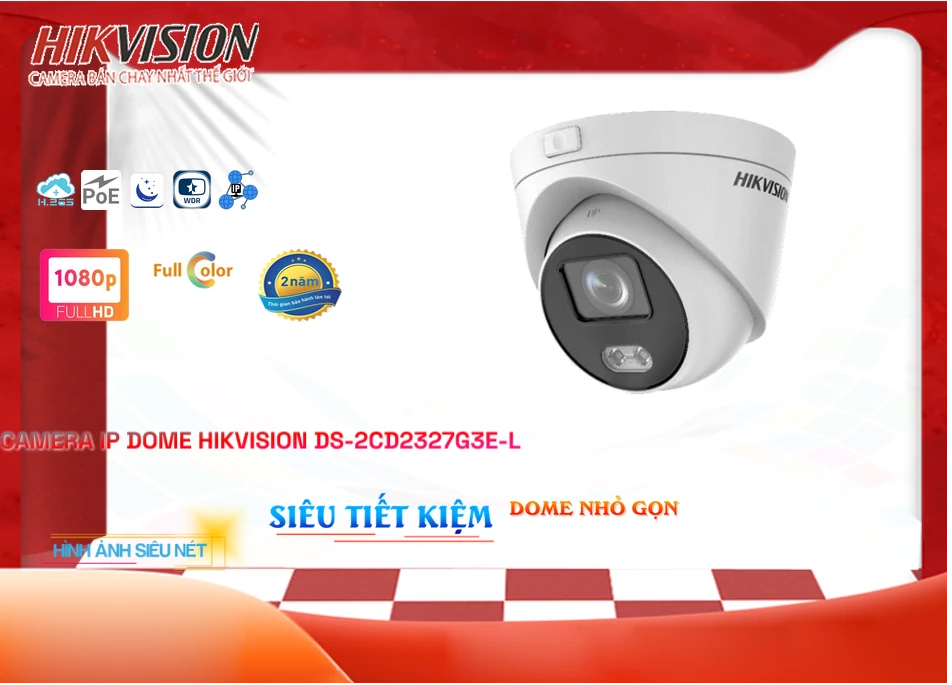 Hikvision DS-2CD2327G3E-L Hình Ảnh Đẹp Hikvision DS-2CD2327G3E-L Hình Ảnh Đẹp