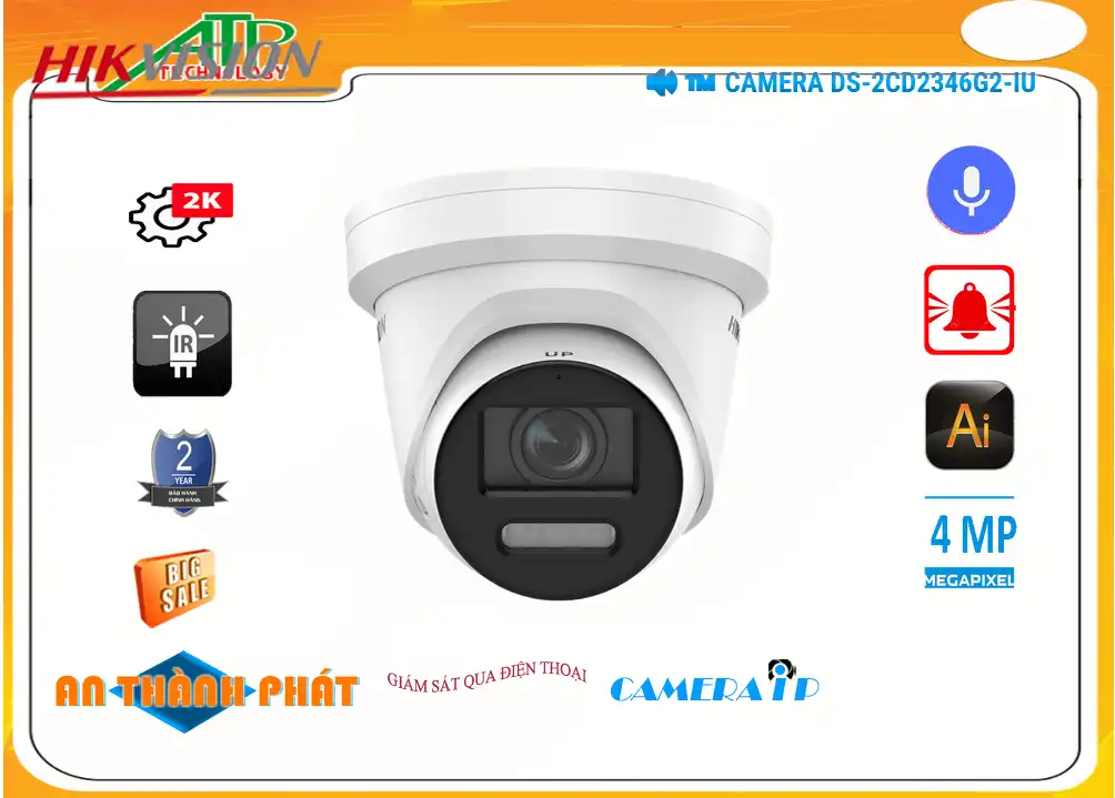 Camera Hikvision DS-2CD2346G2-IU,DS-2CD2346G2-IU Chất lượng nhấtDS-2CD2346G2-IU Chất Lượng,DS 2CD2346G2 IU,Giá Bán DS-2CD2346G2-IU Ultra 2k 4.0 MP ,Nơi Lắp  Camera Giá re DS-2CD2346G2-IU,DS-2CD2346G2-IU Chất lượng nhất,DS-2CD2346G2-IU Chất Lượng,Bán Giá ,phân phối DS-2CD2346G2-IU