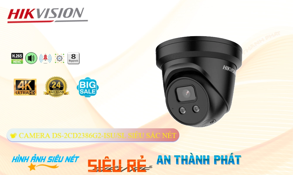 DS-2CD2386G2-ISU/SL Camera Hikvision Giá tốt