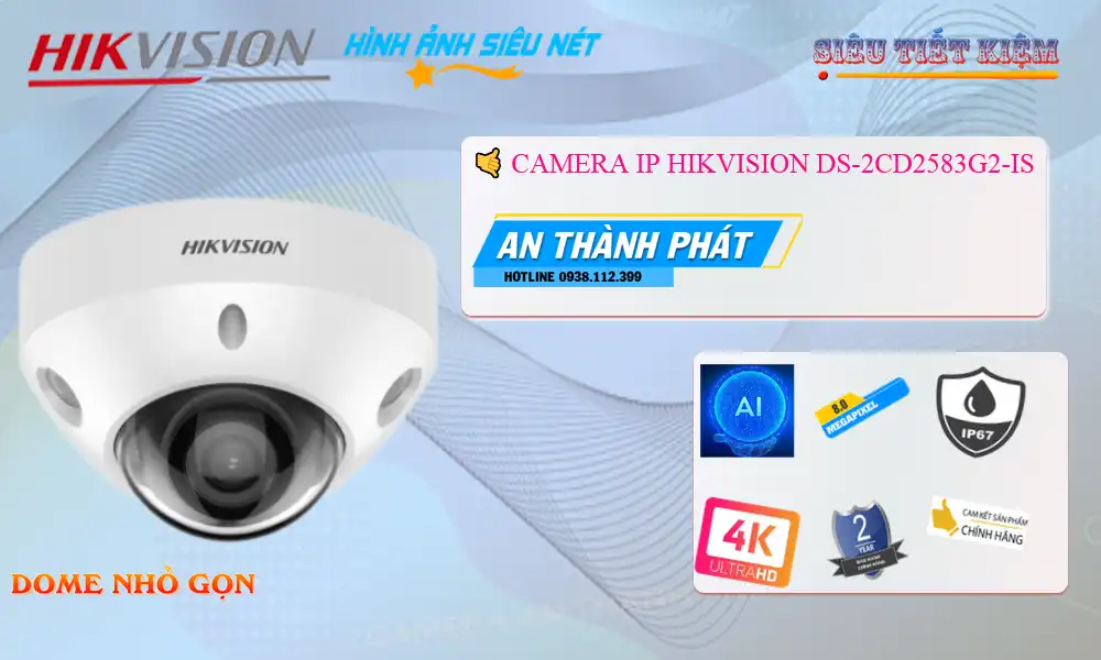 DS-2CD2583G2-IS sắc nét Hikvision