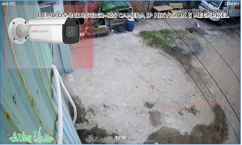 DS-2CD2663G2-IZS Sắc Nét Hikvision