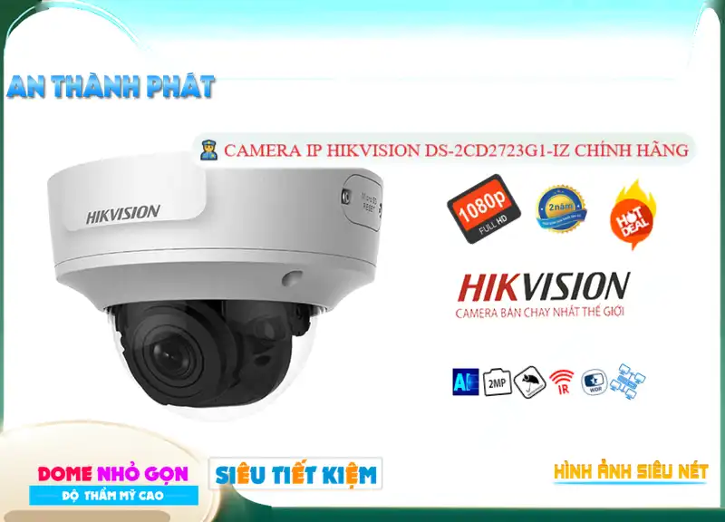 DS-2CD2723G1-IZ sắc nét Hikvision DS-2CD2723G1-IZ sắc nét Hikvision