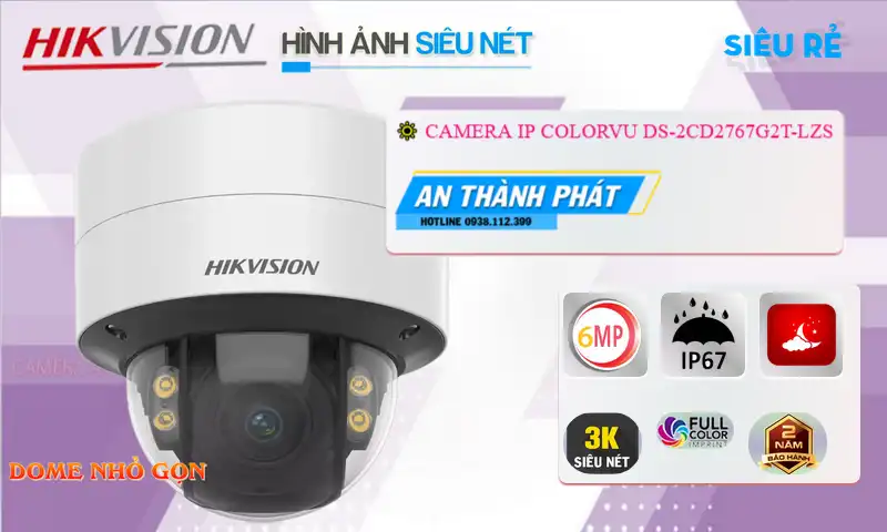 DS-2CD2767G2T-LZS sắc nét Hikvision DS-2CD2767G2T-LZS sắc nét Hikvision