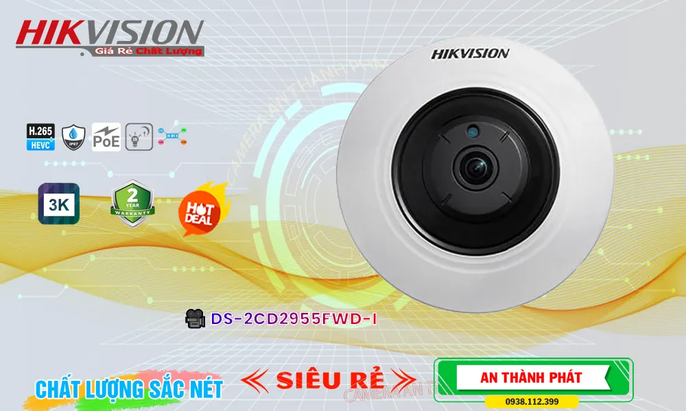 Camera DS-2CD2955FWD-I Chức Năng Cao Cấp ✔ Camera DS-2CD2955FWD-I Chức Năng Cao Cấp ✔