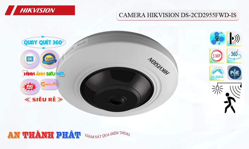 Camera DS-2CD2955FWD-IS Công Nghệ Mới Camera DS-2CD2955FWD-IS Công Nghệ Mới