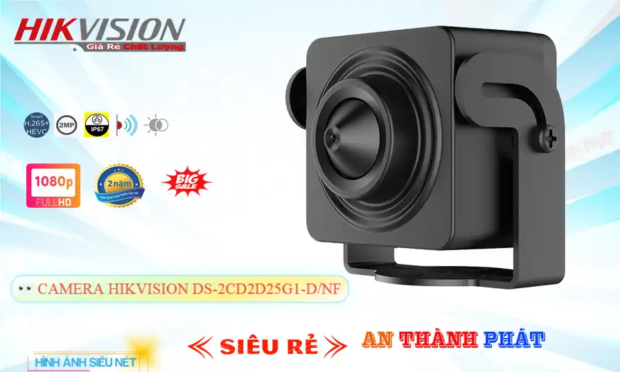 Camera An Ninh Hikvision DS-2CD2D25G1-D/NF Công Nghệ Mới Camera An Ninh Hikvision DS-2CD2D25G1-D/NF Công Nghệ Mới