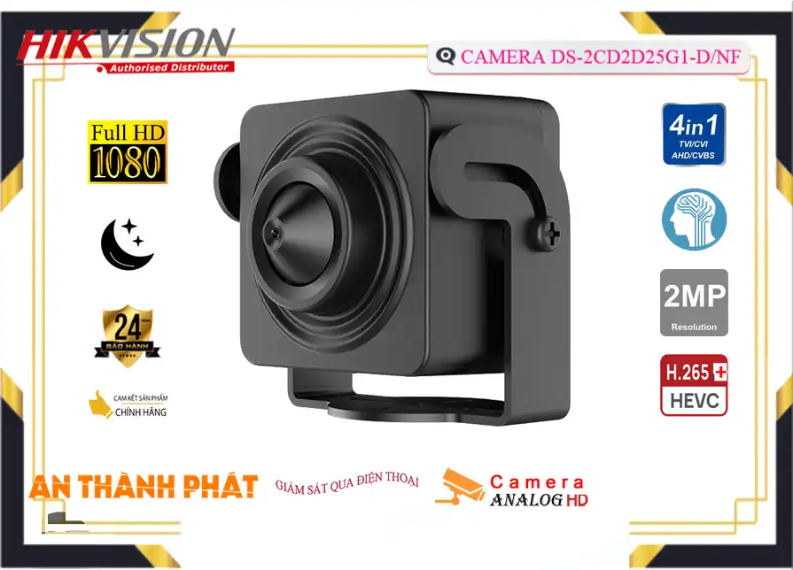 Camera An Ninh Hikvision DS-2CD2D25G1-D/NF Công Nghệ Mới Camera An Ninh Hikvision DS-2CD2D25G1-D/NF Công Nghệ Mới