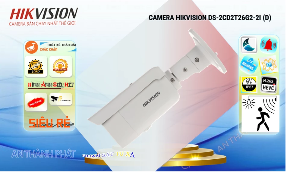 Camera DS-2CD2T26G2-2I(D) Công Nghệ Mới