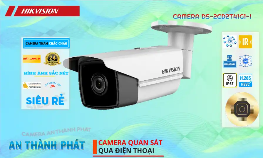 DS-2CD2T41G1-I Camera An Ninh Chức Năng Cao Cấp DS-2CD2T41G1-I Camera An Ninh Chức Năng Cao Cấp