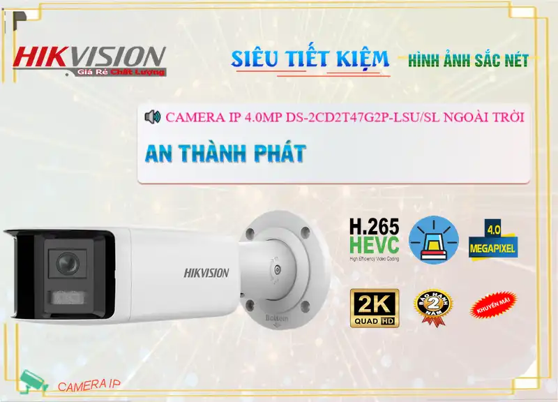 ➠ DS-2CD2T47G2P-LSU/SL sắc nét Hikvision ➠ DS-2CD2T47G2P-LSU/SL sắc nét Hikvision