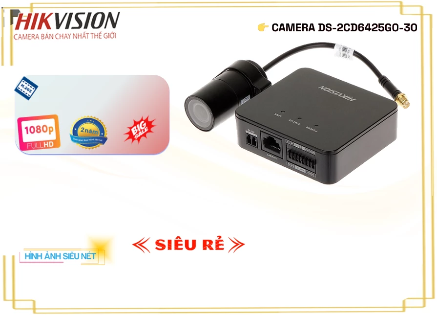 DS-2CD6425G0-30 Camera Thiết kế Đẹp Hikvision DS-2CD6425G0-30 Camera Thiết kế Đẹp Hikvision