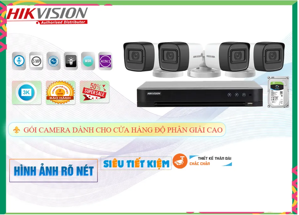  tư vấn lắp camera Lắp Camera Cửa Hàng Trọn Bộ 2K giá rẻ 