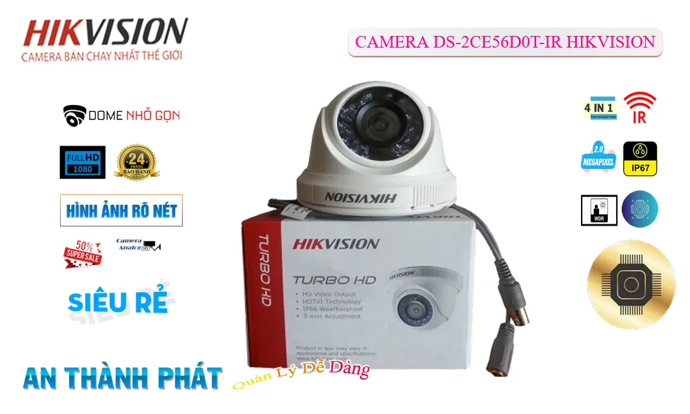 DS-2CE56D0T-IR Camera Với giá cạnh tranh Hikvision DS-2CE56D0T-IR Camera Với giá cạnh tranh Hikvision