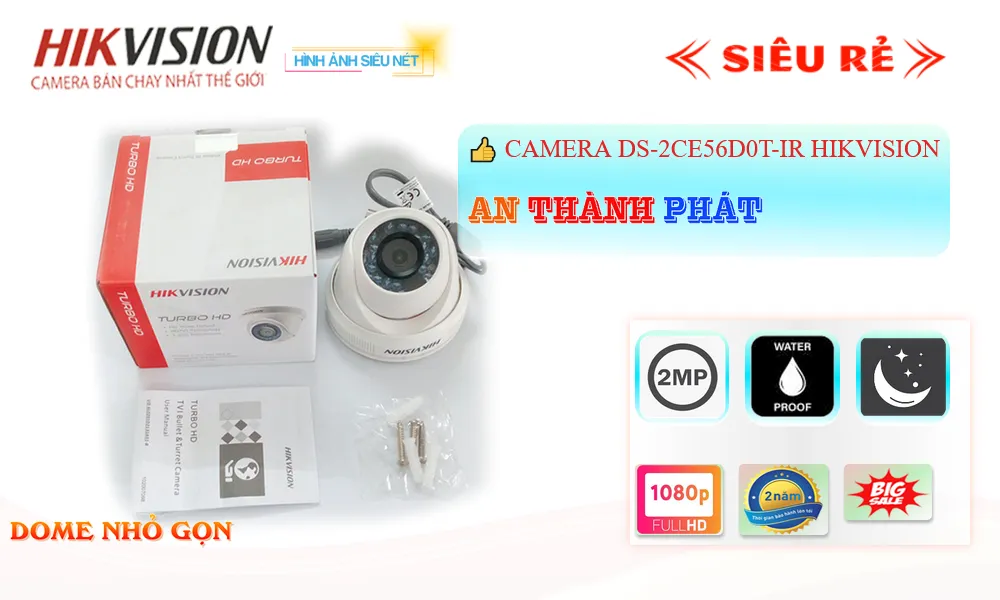 DS-2CE56D0T-IR Camera Với giá cạnh tranh Hikvision DS-2CE56D0T-IR Camera Với giá cạnh tranh Hikvision