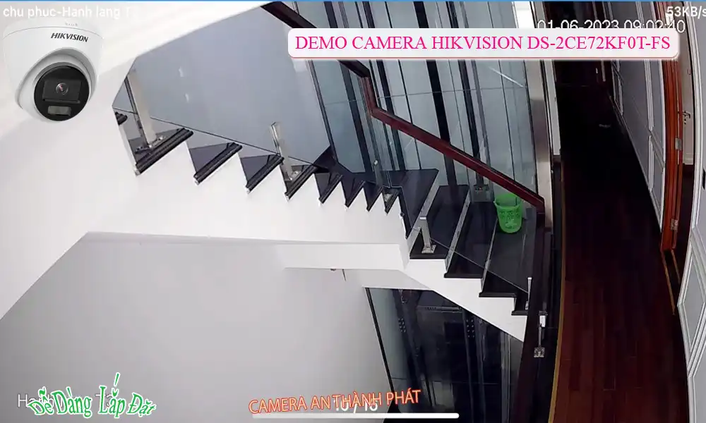 ✪  Hikvision DS-2CE72KF0T-FS Sắc Nét