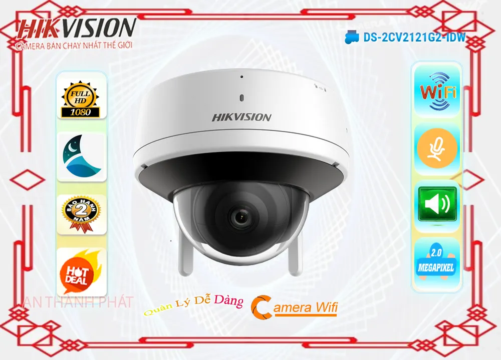 Camera Hikvision DS-2CV2121G2-IDW Camera Hikvision DS-2CV2121G2-IDW