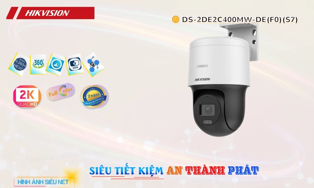 DS-2DE2C400MW-DE(F0)(S7) Camera Chất Lượng Hikvision