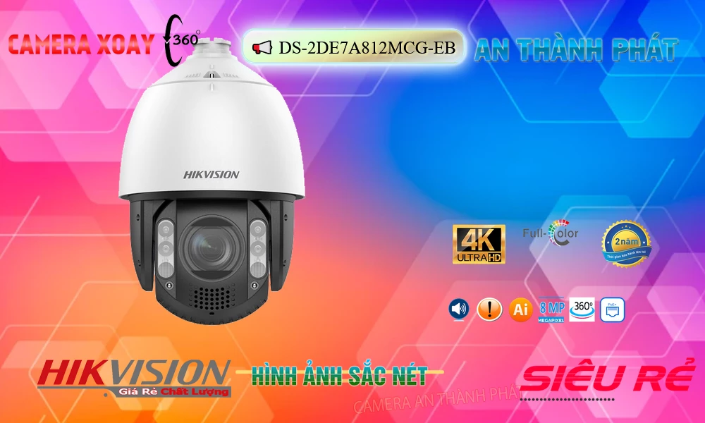DS-2DE7A812MCG-EB Camera Chính Hãng Hikvision DS-2DE7A812MCG-EB Camera Chính Hãng Hikvision