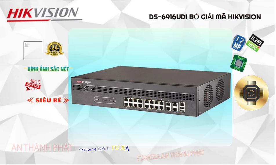 ✪ Đầu Thu KTS Hikvision DS-6916UDI Giá rẻ ✪ Đầu Thu KTS Hikvision DS-6916UDI Giá rẻ