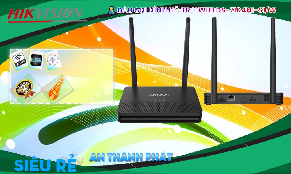 DS-7104NI-S1/W Đầu Thu Hikvision DS-7104NI-S1/W Đầu Thu Hikvision