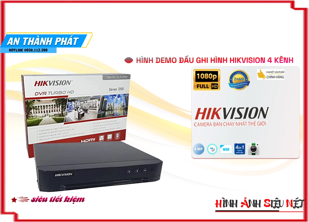 DS-7204HGHI-K1 Đầu Ghi Hikvision DS-7204HGHI-K1 Đầu Ghi Hikvision