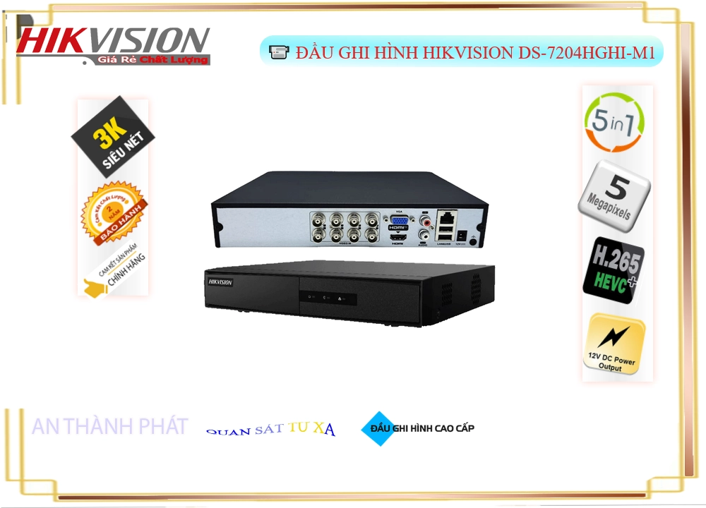 Hikvision DS-7204HGHI-M1 Hình Ảnh Đẹp Hikvision DS-7204HGHI-M1 Hình Ảnh Đẹp